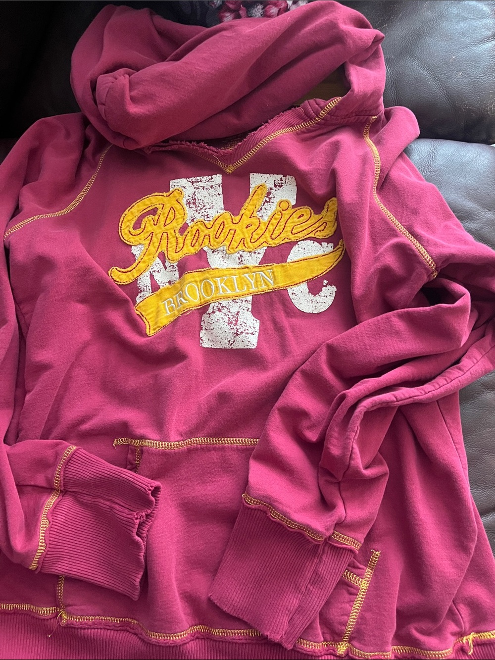 Teens Rookies Brooklyn Pullover Hoodie - Pink